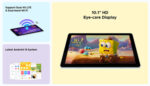 DOOGEE tablet T10W, 10.1", 4/128GB, 4G, Android 14, 8000mAh, μαύρο - 6923740212882 - Image 2
