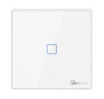 SONOFF smart διακόπτης T2EU1C-RF 433MHz, αφής, μονός, λευκός - 6920075776256