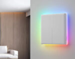 SONOFF smart διακόπτης T5-2C-86 με LED φωτισμό, διπλός, Wi-Fi, λευκός - 6920075740233 - Image 2
