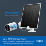 TP-LINK ηλιακό πάνελ Tapo A200 για κάμερες με μπαταρία, 4.5W, Ver 1.0 - 4897098686140 - Image 2
