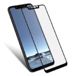 POWERTECH Tempered Glass 5D Full Glue για Pocophone F1 Qualcomm, μαύρο - 5210131006672