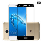 POWERTECH Tempered Glass 5D, Full Glue, Huawei Y7/Y7 Prime (2017), μαύρο - 5210131008270