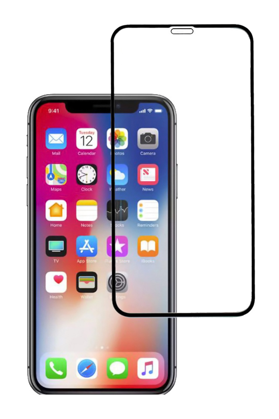TGC-0358 POWERTECH Tempered Glass 5D, Full Glue, iPhone 11, μαύρο - 5210131010136 - Image 1