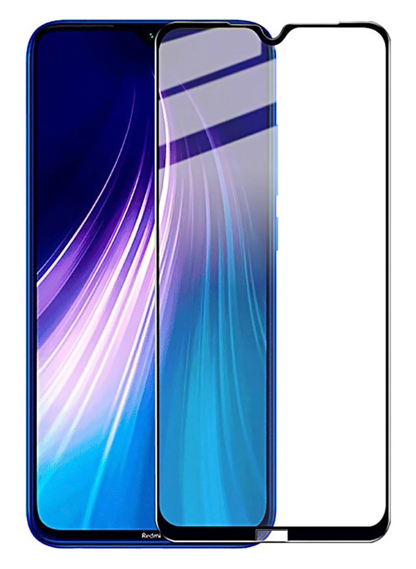 TGC-0365 POWERTECH Tempered Glass 5D, Full Glue, Xiaomi Redmi Note 8T, μαύρο - 5210131016381 - Image 1