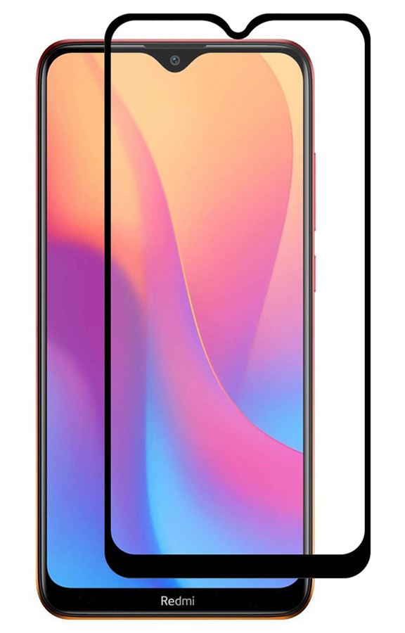 TGC-0367 POWERTECH Tempered Glass 5D, Full Glue, Xiaomi Redmi 8A, μαύρο - 5210131016404 - Image 1