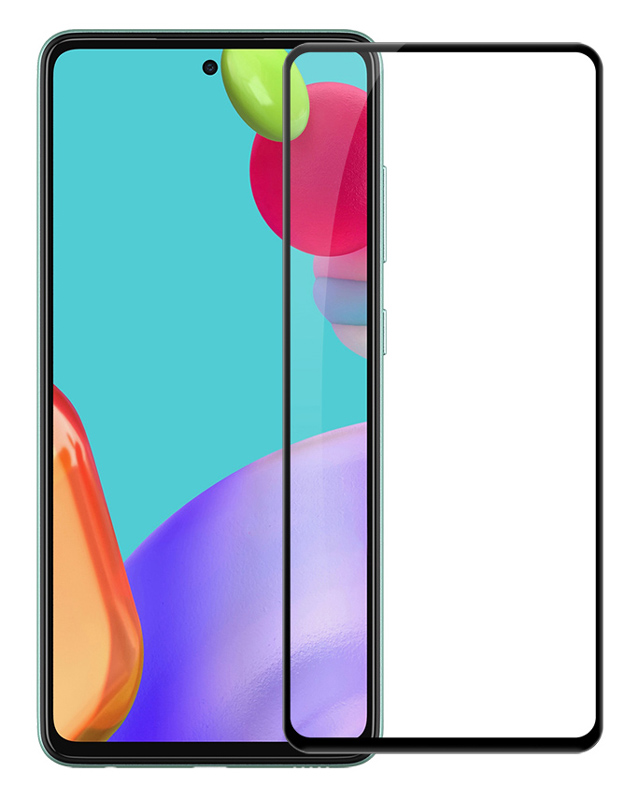 TGC-0525 POWERTECH tempered glass 5D TGC-0525 για Samsung Galaxy A52 4G/5G, μαύρο - 5210131046807 - Image 1