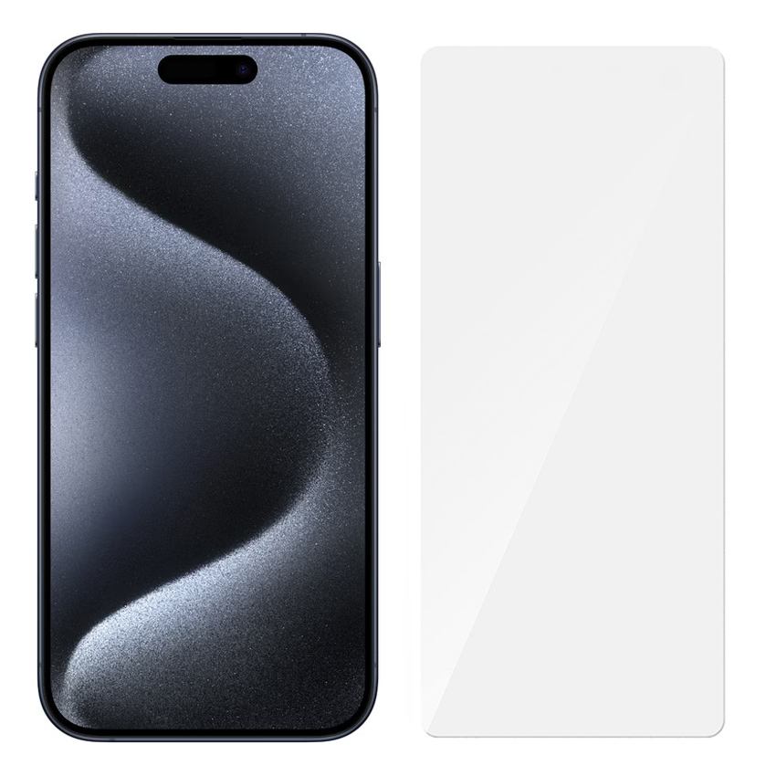 TGC-0655 POWERTECH tempered glass 2.5D TGC-0655 για iPhone 15 Pro - 5210131077900 - Image 1