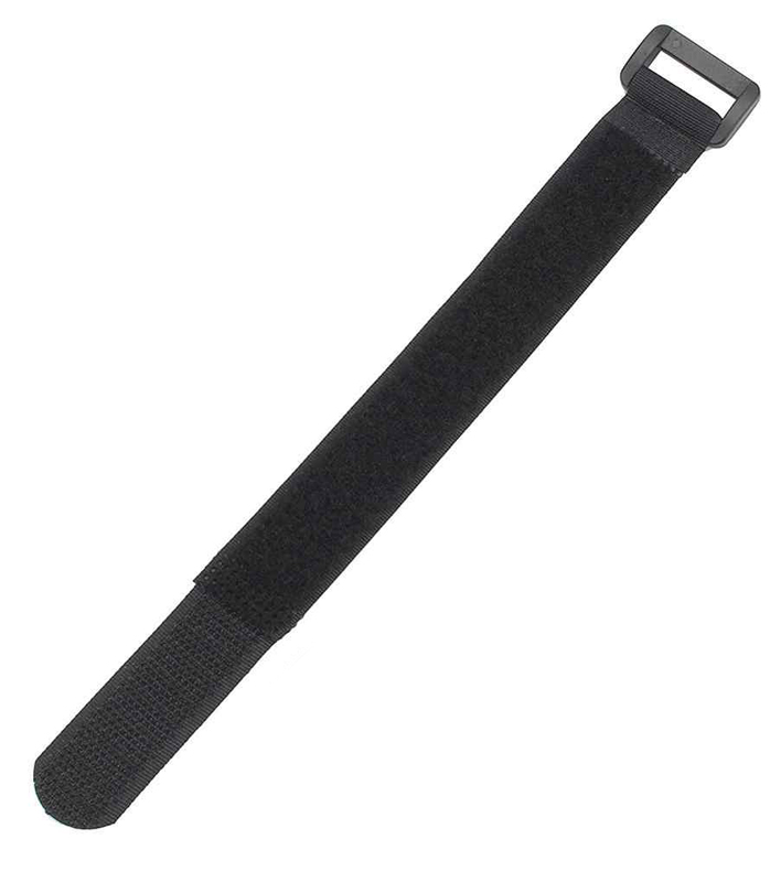 TIES-025 POWERTECH ιμάντας τύπου velcro TIES-025, 30x2cm, μαύρος, 10τμχ - 5210131024607 - Image 1