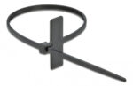 POWERTECH δεματικά καλωδίων TIES-033 με ετικέτα, 100x2.5mm, μαύρα, 25τμχ - 5210131043134 - Image 2