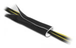 Ταινία νεοπρενίου τύπου Velcro TIES-038, 13.5cm, 3m, μαύρη/λευκή - 5210131058459 - Image 2