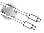 POWERTECH οργανωτές καλωδίων TIES-076, 2 θέσεις, Φ7mm, λευκό, 10τμχ - 5210131071564 - Image 2