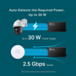 TP-LINK 2.5G PoE+ Injector TL-POE260S, IEEE 802.3af/at, Ver. 1.0 - 4895252502220 - Image 2