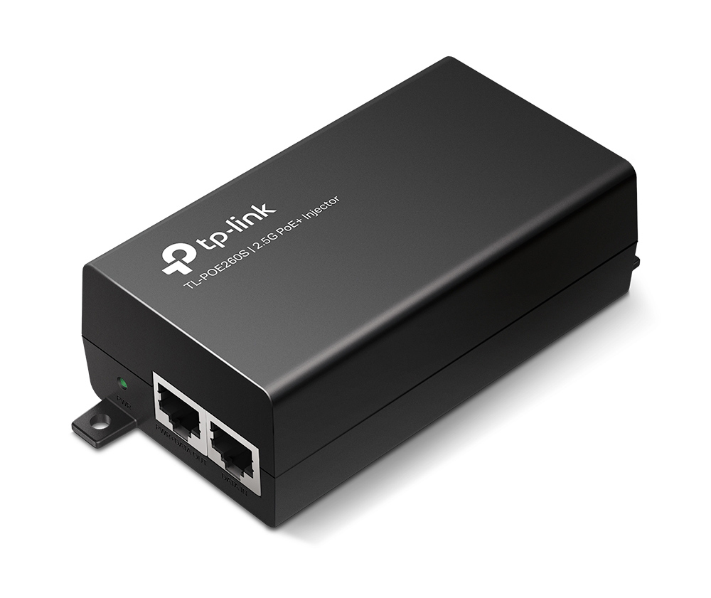 TL-POE260S TP-LINK 2.5G PoE+ Injector TL-POE260S, IEEE 802.3af/at, Ver. 1.0 - 4895252502220 - Image 1