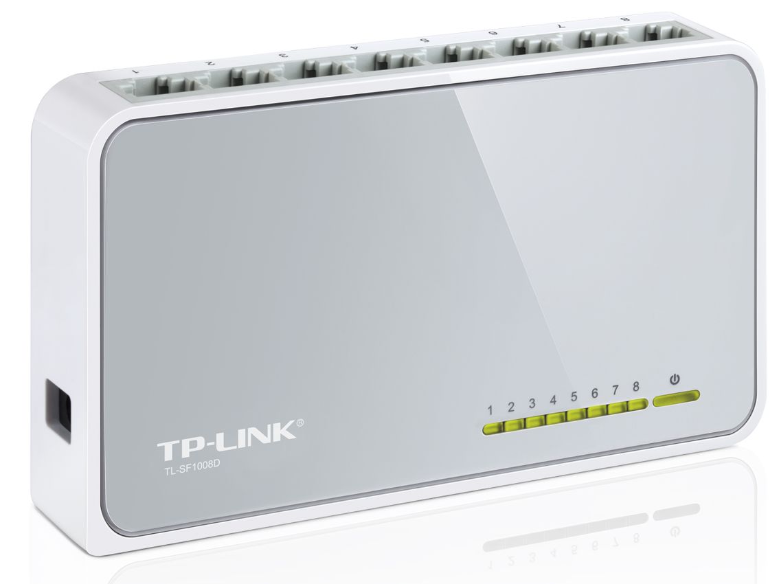 TL-SF1008D-1 TP-LINK Desktop Switch TL-SF1008D, 8-port 10/100Mbps, Ver. 8.2 - 6935364020071 - Image 1