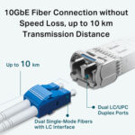 TP-LINK 10GBase-LR SFP+ LC Transceiver TL-SM5110-LR, έως 10km, Ver. 1.0 - 4897098682807 - Image 2