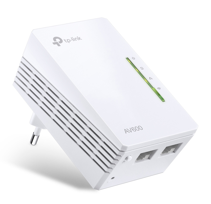 TL-WPA4220 TP-LINK Wi-Fi Powerline Extender, AV600 300Mbps, Ver. 4.0 - 6935364032241 - Image 1