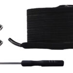 Σετ ελαστικά κορδόνια TOOL-0063 με μαγνητικά κλικ, 1m, μαύρα - 5210131032855