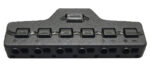 Splitter block TOOL-0095 για LED καλωδιοταινίες, 6-port, μαύρο - 5210131077023