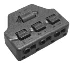 Splitter block TOOL-0096 για LED καλωδιοταινίες, 3-port, μαύρο - 5210131077030