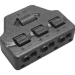 Splitter block TOOL-0096 για LED καλωδιοταινίες, 3-port, μαύρο - 5210131077030