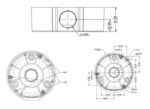 UNIARCH βάση κάμερας TR-JB03-G-IN, μεταλλική, λευκή - 5210131081402 - Image 2
