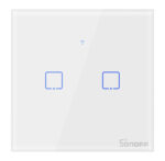SONOFF smart διακόπτης ΤΧ-T2EU2C, αφής, Wi-Fi, διπλός, λευκός - 6920075742015 - Image 2