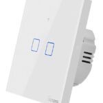 SONOFF smart διακόπτης ΤΧ-T2EU2C, αφής, Wi-Fi, διπλός, λευκός - 6920075742015