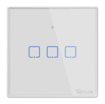 SONOFF smart διακόπτης ΤΧ-T2EU3C, αφής, Wi-Fi, τριπλός, λευκός - 6920075727715 - Image 2