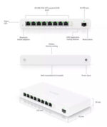 UBIQUITI router UISP-R, 8x Gigabit Ethernet Θύρες, 1000Mbps, PoE 30W - 810010076588 - Image 2