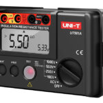 UNI-T Tester μόνωσης UT501A, 100V/250V/500V/1000V - 6935750550113