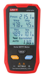 UNI-T tester φωτοβολταϊκών πάνελ UT673PV, 5~800W, 0~35A, 12~60V - 6935750567333