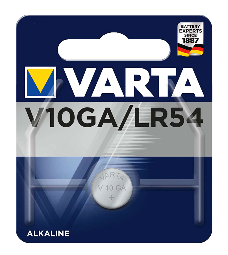 V10GA-LR54 VARTA αλκαλική μπαταρία LR54, 1.5V, 1τμχ - 4008496297634 - Image 1