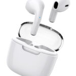 CELEBRAT earphones με θήκη φόρτισης W52, True Wireless, Φ13mm, λευκά - 6925146994461