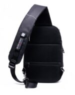 ARCTIC HUNTER τσάντα Crossbody XB-00081, USB, 6L, μαύρη - 6970672352339 - Image 2