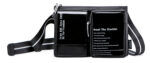 SUPER FIVE τσάντα ώμου XB00118-BK, μαύρη - 6970672350625