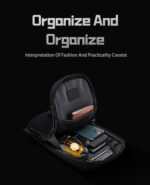 ARCTIC HUNTER τσάντα Crossbody XB00126, 5.4L, μαύρη - 6970672350847 - Image 2