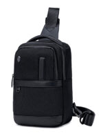 ARCTIC HUNTER τσάντα Crossbody XB00678, 5.8L, μαύρη - 6970672357983