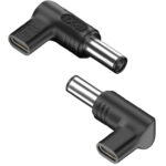 POWERTECH αντάπτορας τροφοδοσίας laptop YX-07, USB-C σε HP 7.4x5mm, μαύρος - 5210131077658