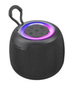 USAMS φορητό ηχείο US-YX014, 10W, Bluetooth, 1200mAh, μαύρο - 6958444908267