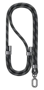 USAMS κορδόνι λαιμού για κινητά ZB316, 160cm, universal, μαύρο - 6958444991924