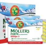 [3-1] Μουρουνέλαιο Moller's Forte Omega-3 150 Κάψουλες