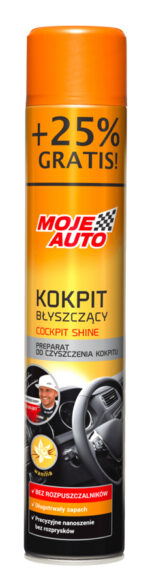 MOJE AUTO σπρέι γυαλίσματος πλαστικών αυτοκινήτου 19-009E, βανίλια, 750ml - 5905694001089