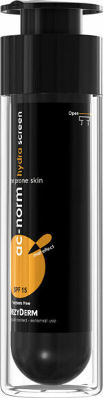 Frezyderm Ac-Norm Hydra Screen Αδιάβροχη Αντηλιακή Κρέμα Προσώπου SPF15 50ml - Image 3