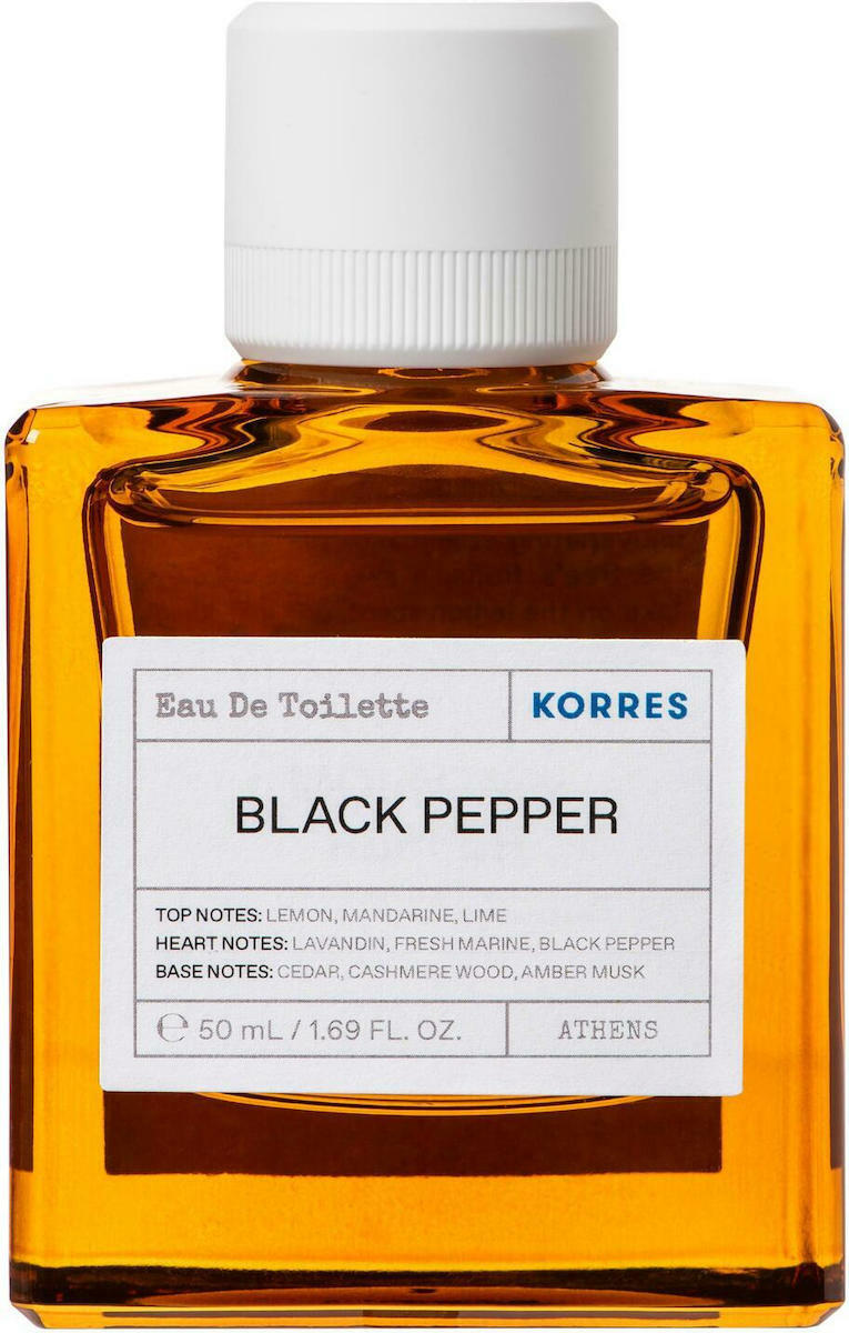 20220104110000_korres_black_pepper_eau_de_toilette_50ml ΚΟΡΡΕΣ Korres Black Pepper Eau de Toilette 50ml - Image 1