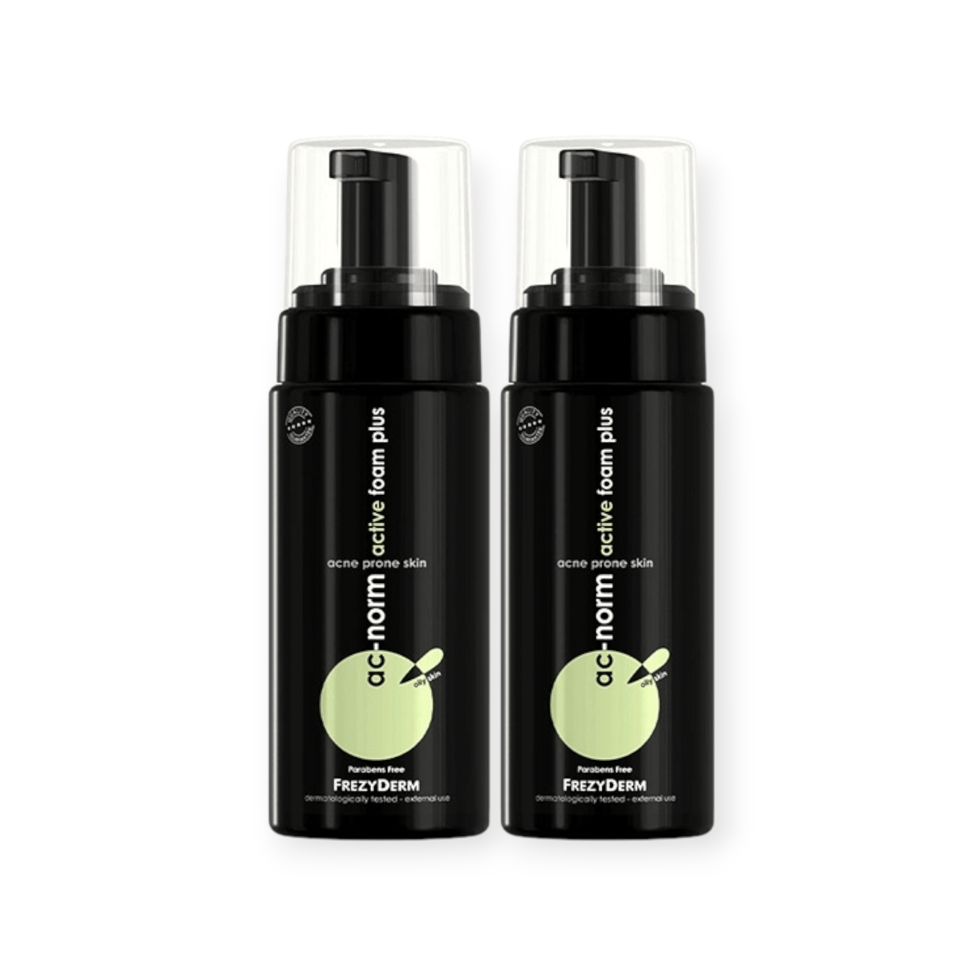 20230216105852_frezyderm_afros_k Frezyderm Αφρός κατά της Ακμής Ac-Norm Active Foam Plus για Λιπαρές Επιδερμίδες 2x150ml - Image 1