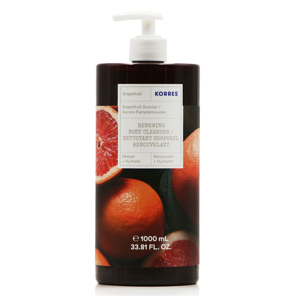 20230424114745_korres_renewing_afroloutro_se_gel_grapefruit_1000ml ΚΟΡΡΕΣ Korres Renewing Αφρόλουτρο σε Gel Grapefruit 1000ml - Image 1