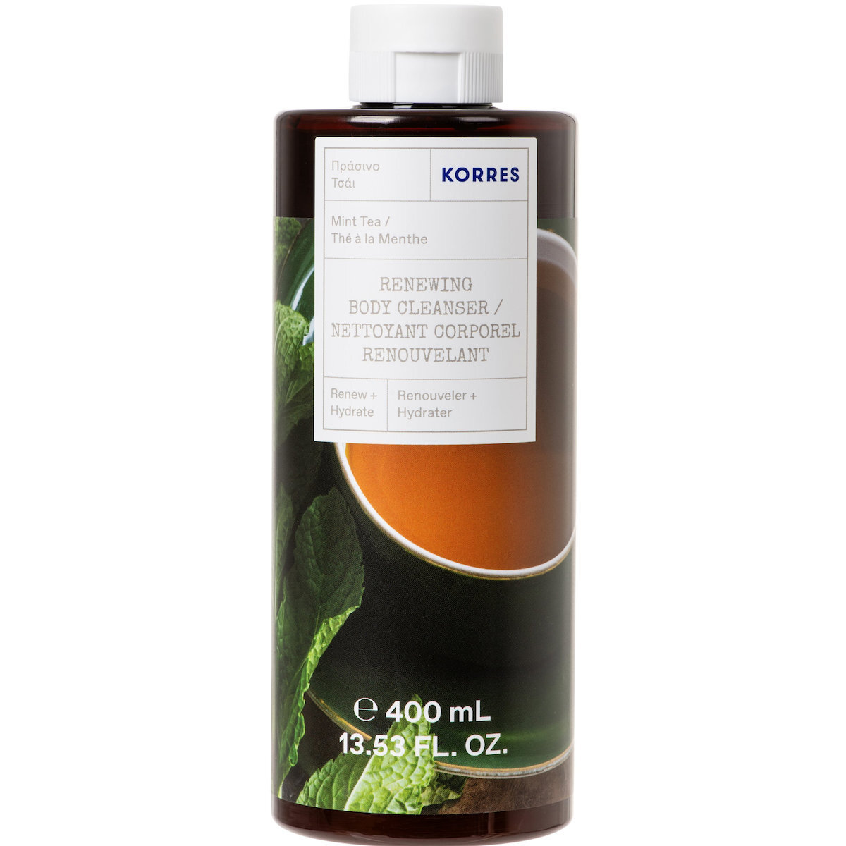 20240122090620_korres_afroloutro_se_gel_mint_tea_400ml ΚΟΡΡΕΣ Korres Αφρόλουτρο σε Gel Mint Tea 400ml - Image 1