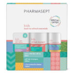 Pharmasept Back to School Pack Σετ Περιποίησης 100ml Kid Soft Hair Shampoo 400ml, X-Lice Protective Lotion 100ml & Kids Extra Mild Deo Roll-On 50ml