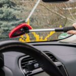 HEYNER βούρτσα με πανί μικροϊνών 407630, πτυσσόμενη έως 50cm, μαύρη/κόκκινη - 4028224407630 - Image 2