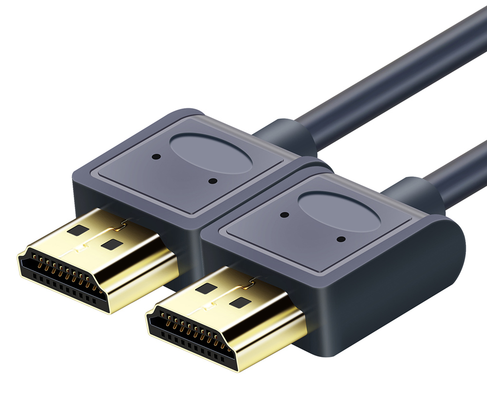 5210131130735 CABLETIME καλώδιο HDMI AV540-USHEAAG με Ethernet, slim, 4K/60Hz, 18 Gbps, 1m, μπλε - 5210131130735 - Image 1